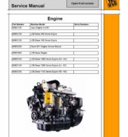 JCB Compact Service Manuals