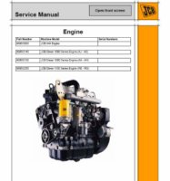 JCB Compact Service Manuals
