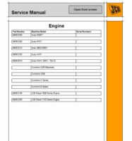 JCB Compact Service Manuals