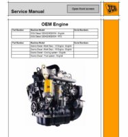 JCB Compact Service Manuals